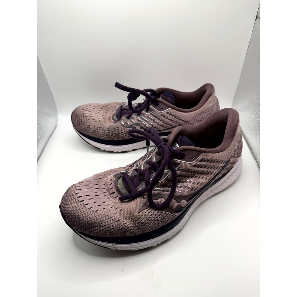Saucony Ride 13 S10579-20 Womens 11 Sneaker Blush Dusk Purple Mesh Running Shoes
